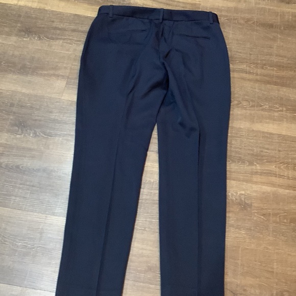 THEORY Navy Slim Ankle Dress Pant - sz 12 - Picture 9 of 10